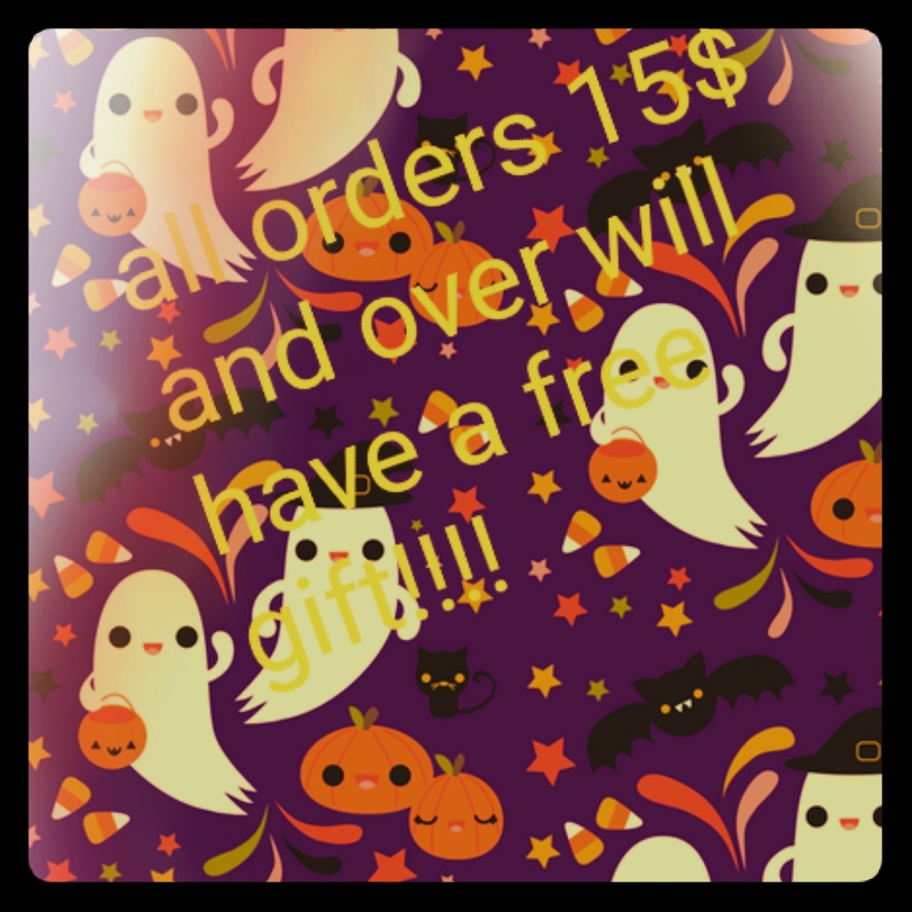 All orders $15 and over come with 4 free gifts!!